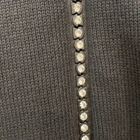 St. Clair Rhinestone Zipper Cardigan - Picture 6 of 12